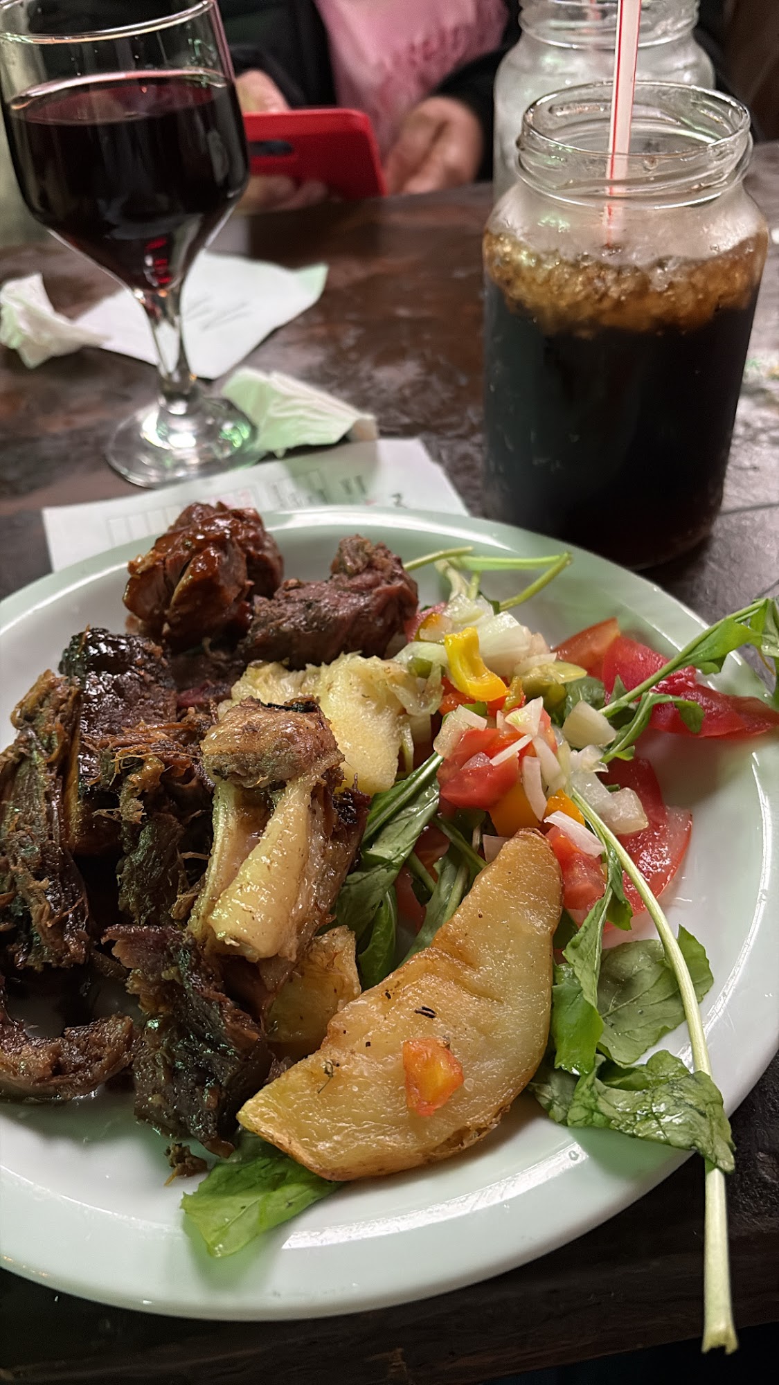 Prato com cortes da parrilla
